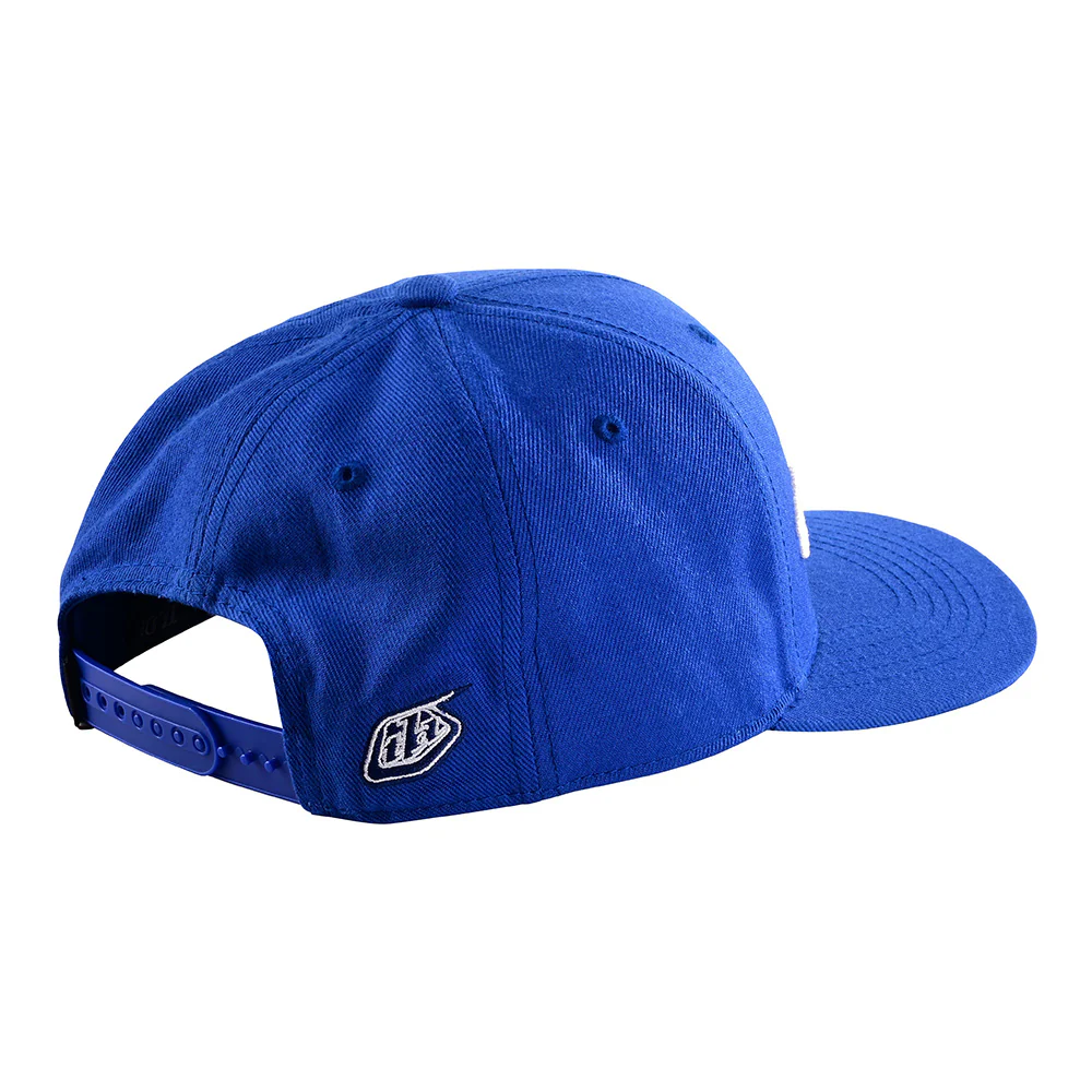 Gorra Curva Troy Lee Designs Signature Blue / White
